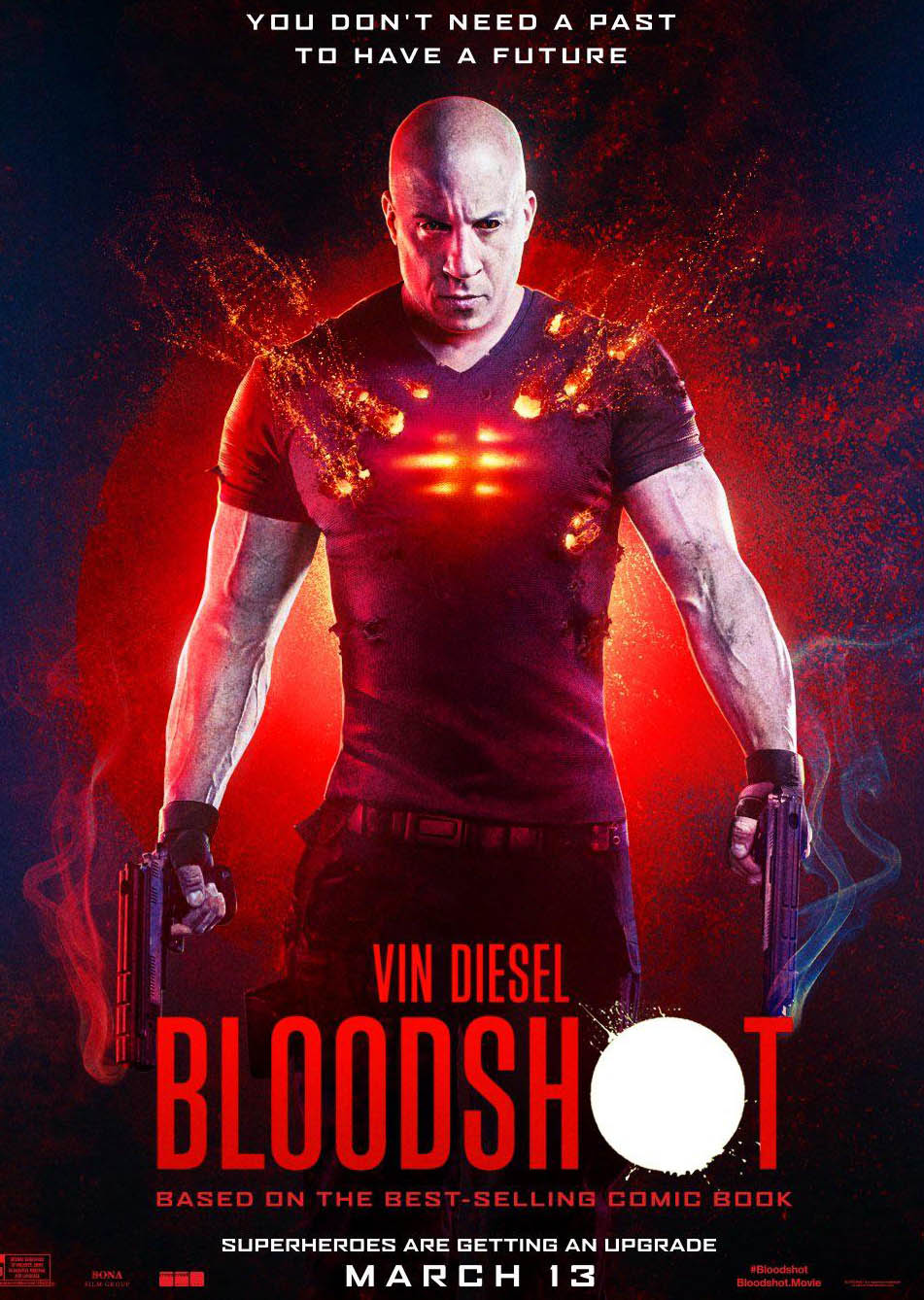 Bloodshot 2020 vin diesel Movie poster Free Online
