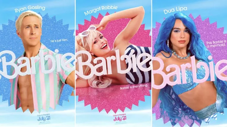 It’s Barbie Movie with Margot Robbie and Ryan Gosling
